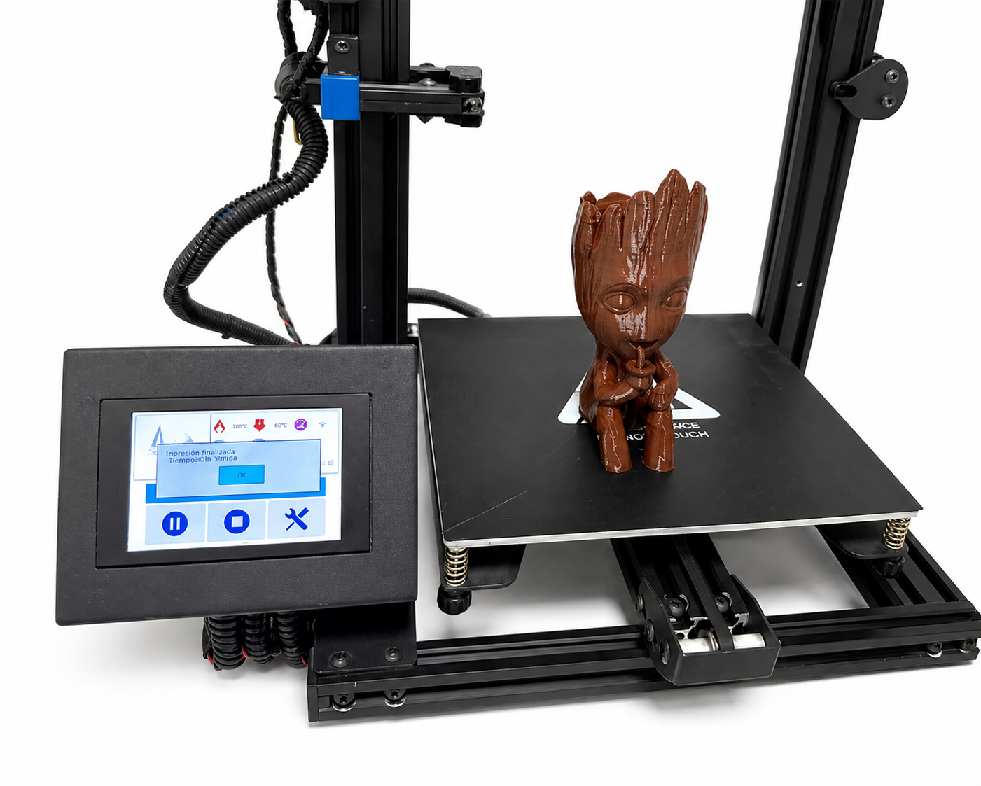 Maceta Groot impresa en 3D