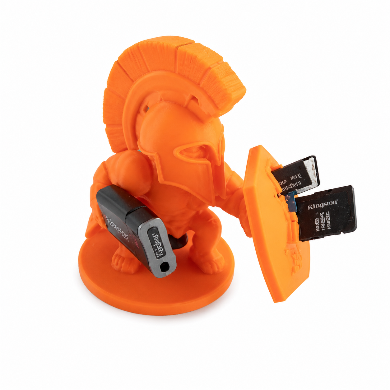 Soporte para card y pendrive impreso en 3D